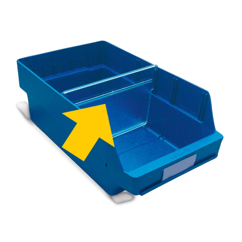 Imagen del producto: Divisores para cajas de almacenaje con abertura frontal XXL, An x H 240 x 150 mm