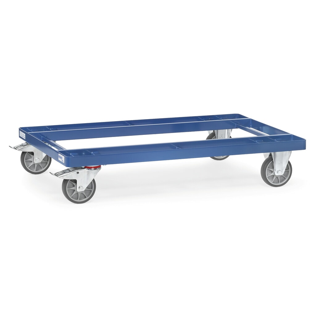 Número de imagen del producto 1: dolly fetra®, capacidad de carga 500 kg, para palets 1.200 x 800 mm, bandajes TPE