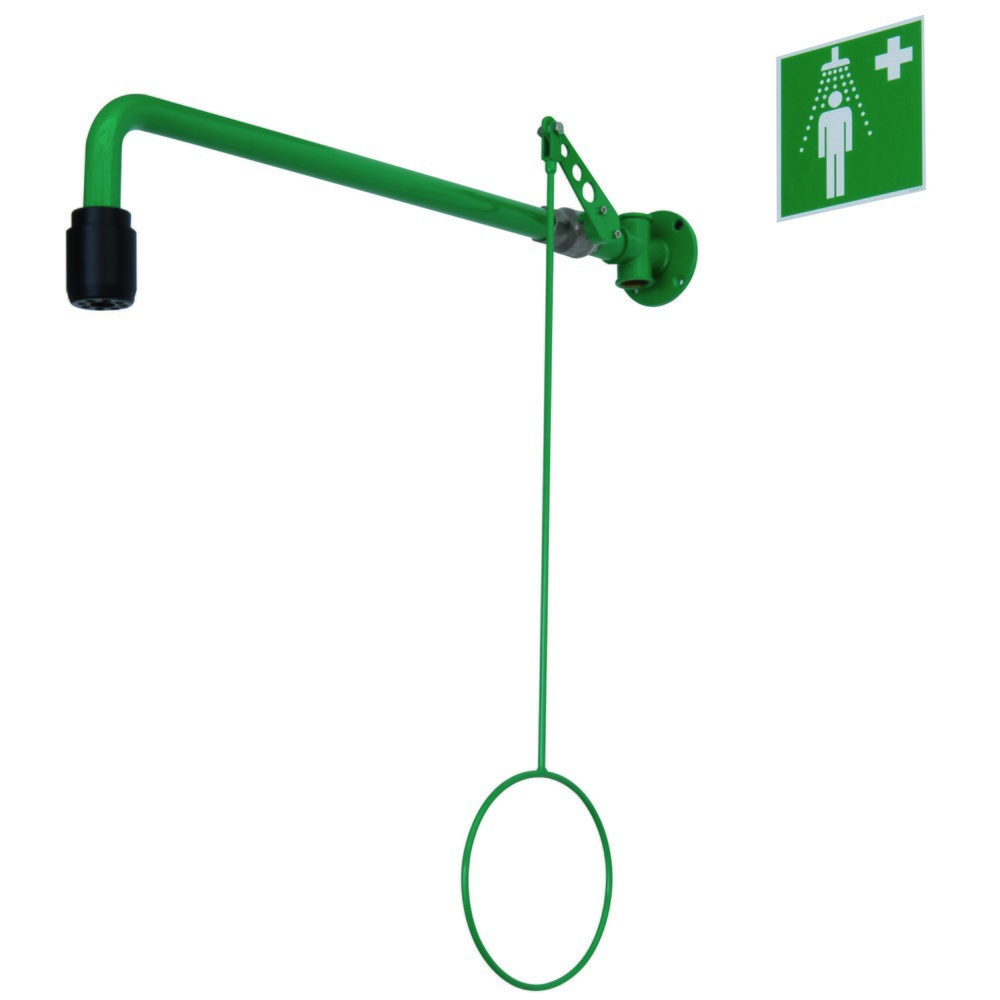 Número de imagen del producto 2: Ducha de emergencia de cuerpo montada en la pared B-Safety ClassicLine