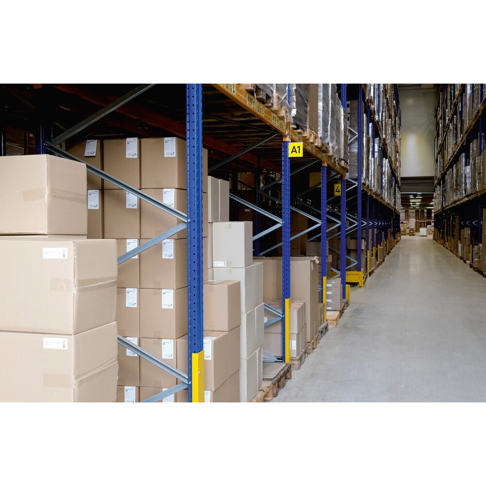 Número de imagen del producto 3: DURABLE Señalización para estanterías, señal magnética de pasillo, 149 x 149 mm