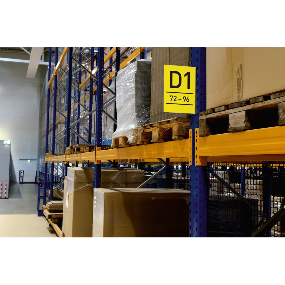 Número de imagen del producto 2: DURABLE Señalización para estanterías, señal magnética de pasillo, A4 vertical