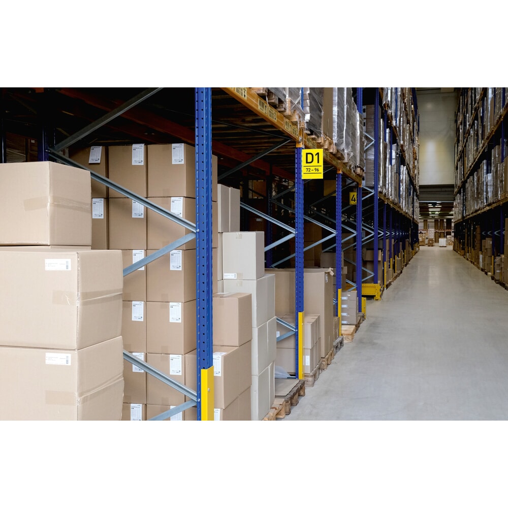 Número de imagen del producto 3: DURABLE Señalización para estanterías, señal magnética de pasillo, A4 vertical