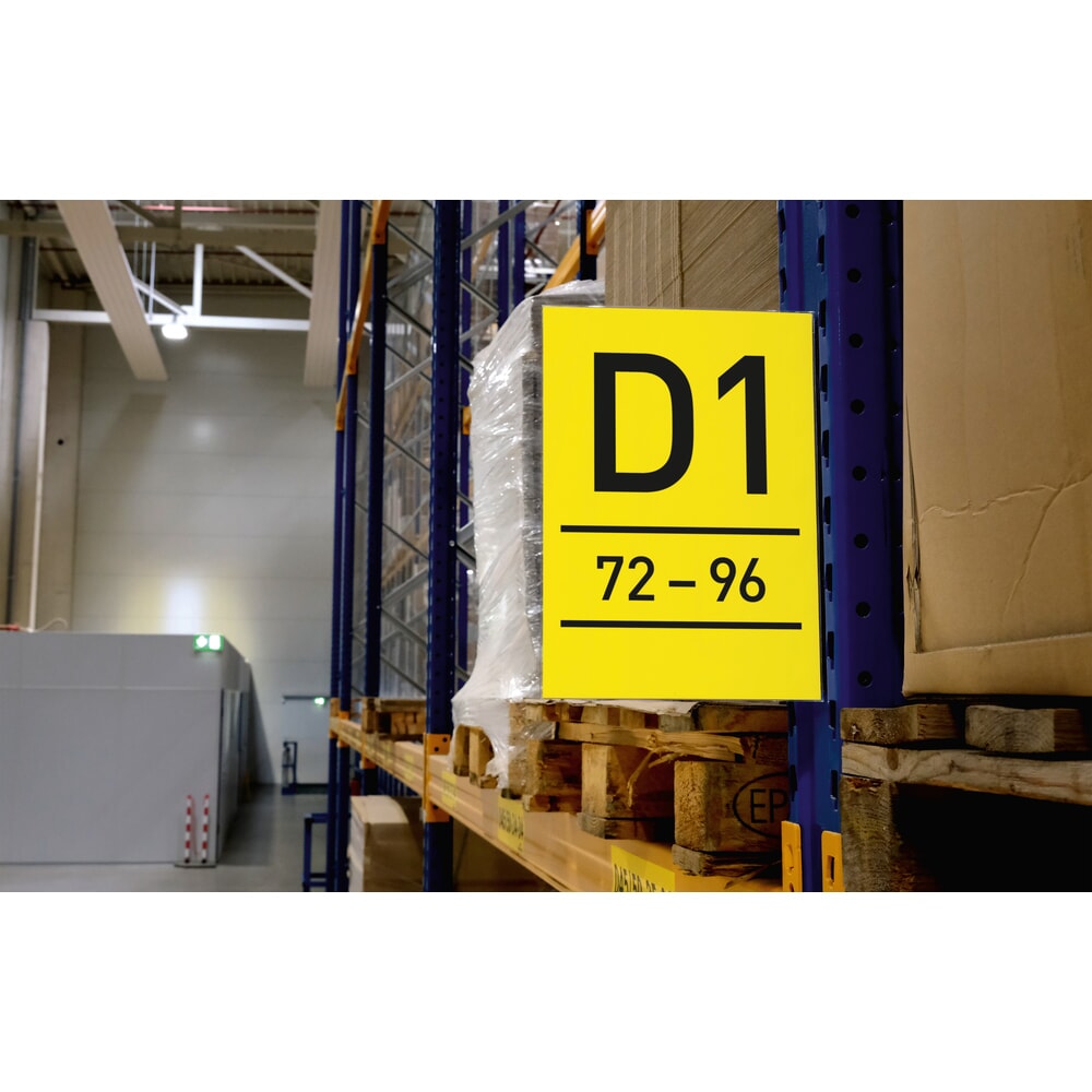 Número de imagen del producto 4: DURABLE Señalización para estanterías, señal magnética de pasillo, A4 vertical