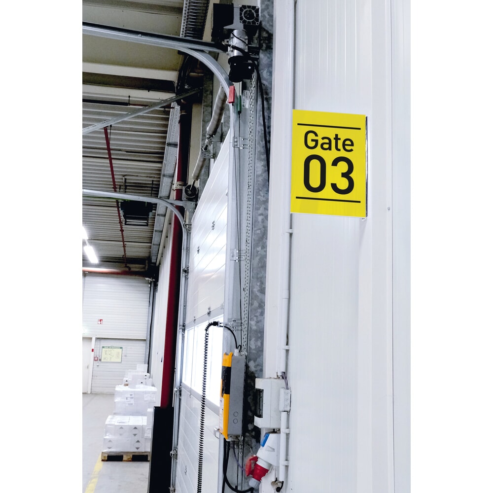 Número de imagen del producto 5: DURABLE Señalización para estanterías, señal magnética de pasillo, A4 vertical