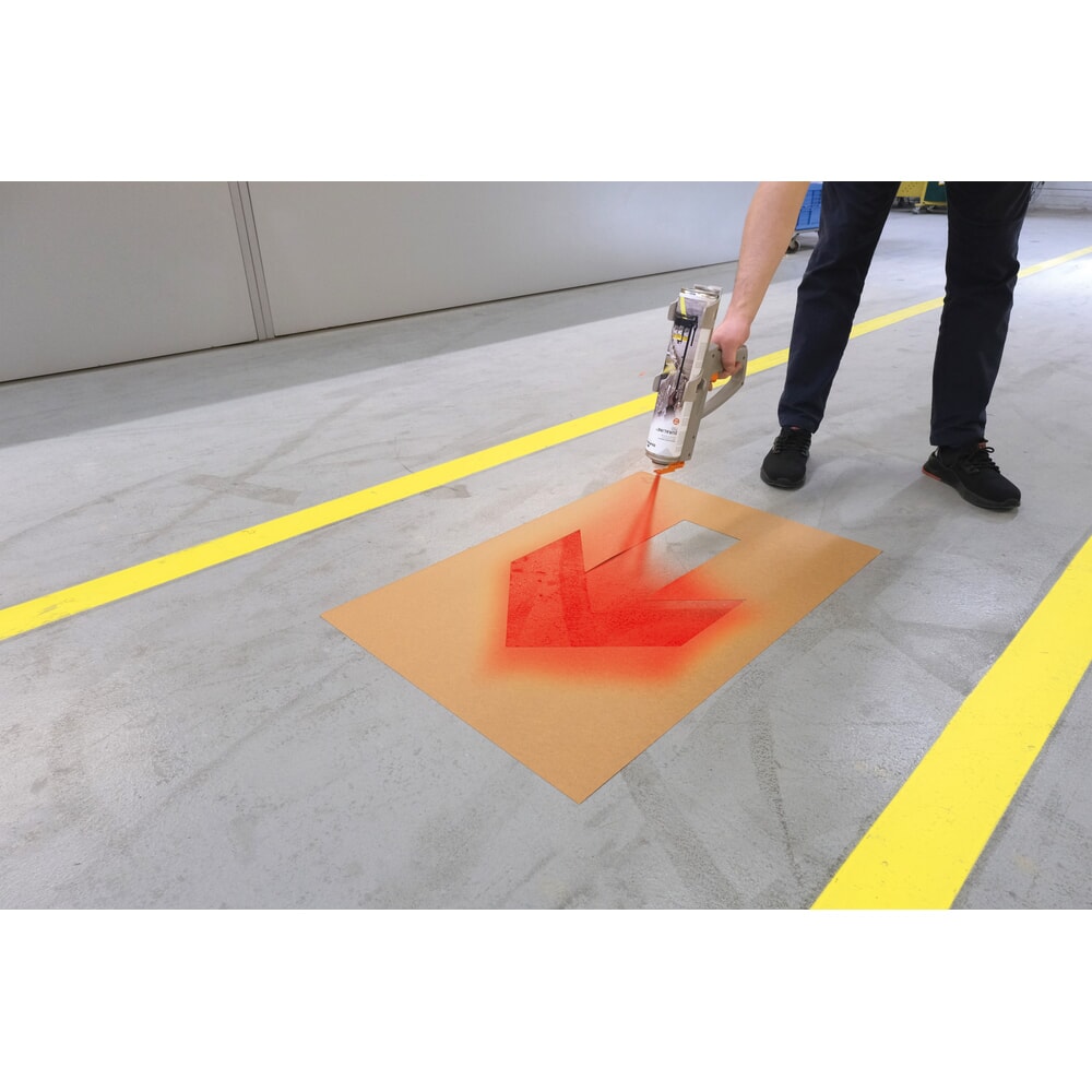 Número de imagen del producto 5: DURABLE pistola para marcado de suelos DURALINE® EasyMover, para marcado con plantillas