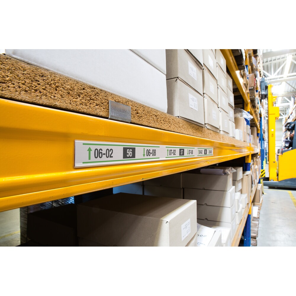 Número de imagen del producto 1: DURABLE Riel portaetiquetas de escáner SCANFIX®, ancho x alto 1.000 x 57 mm