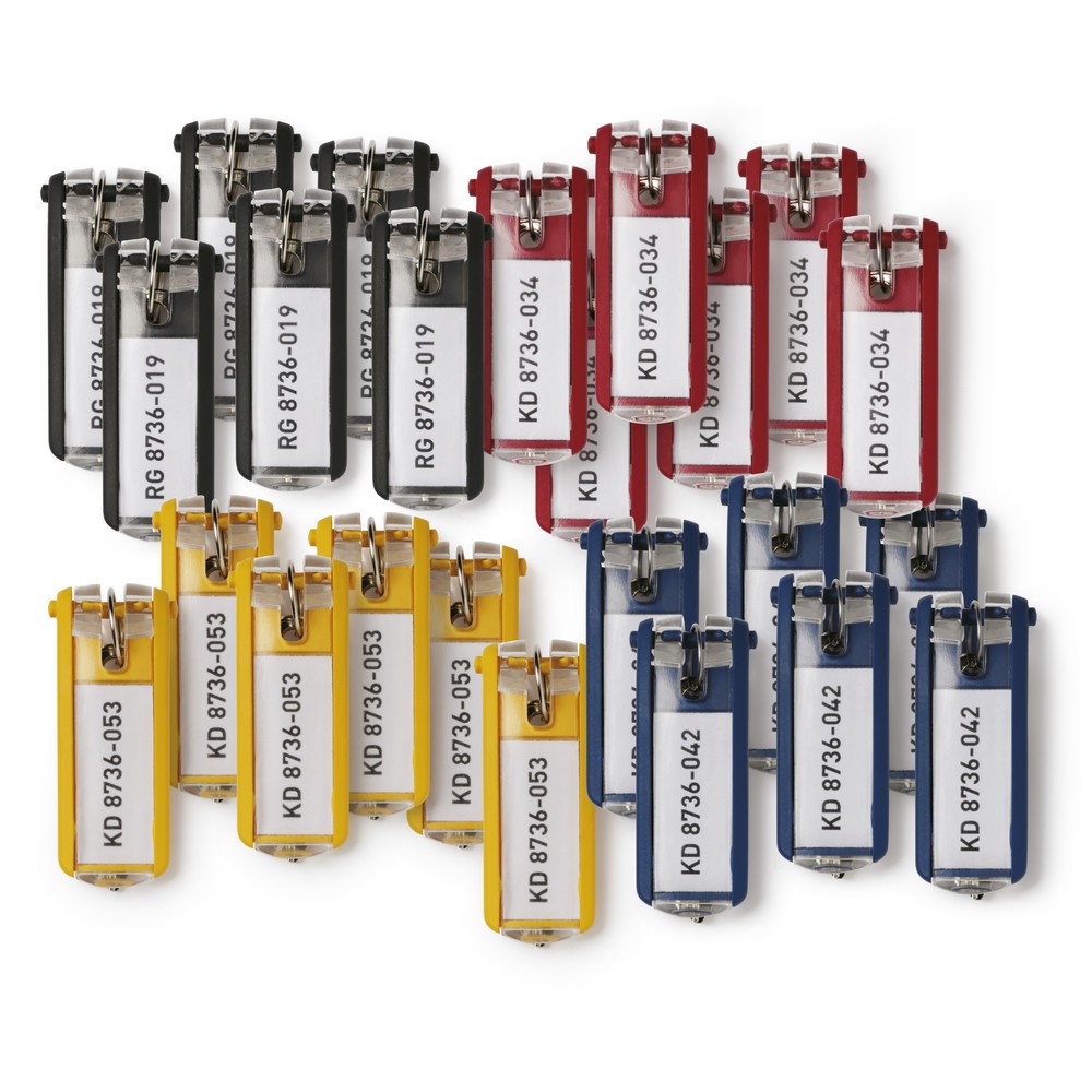 Imagen del producto: Llavero KEY CLIP de DURABLE, paquete grande, 1 bolsa con 24 uds.