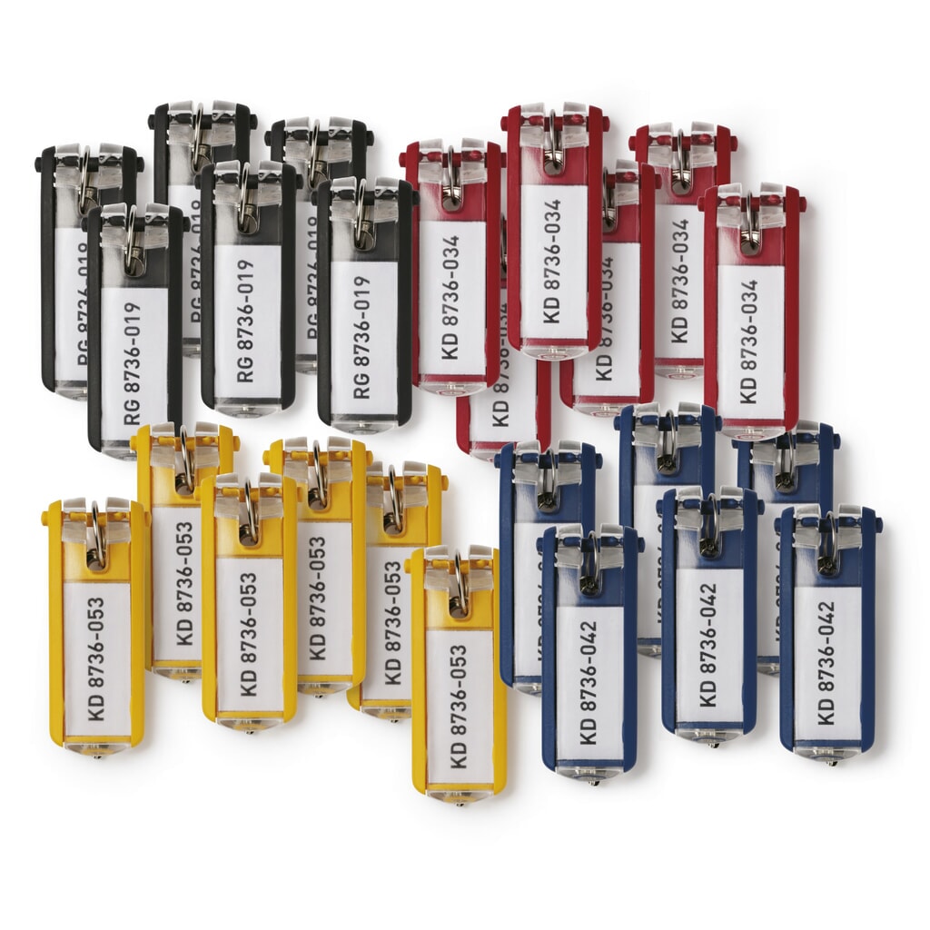 Imagen del producto: Llavero KEY CLIP de DURABLE, paquete grande, 1 bolsa con 24 uds.