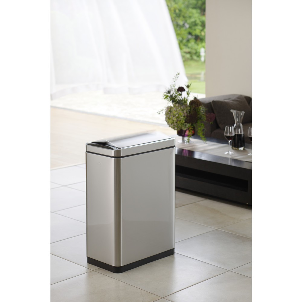 Número de imagen del producto 13: Cubo de residuos EKO Deluxe Phantom Sensor, 2 x 20 litros, acero inoxidable satinado