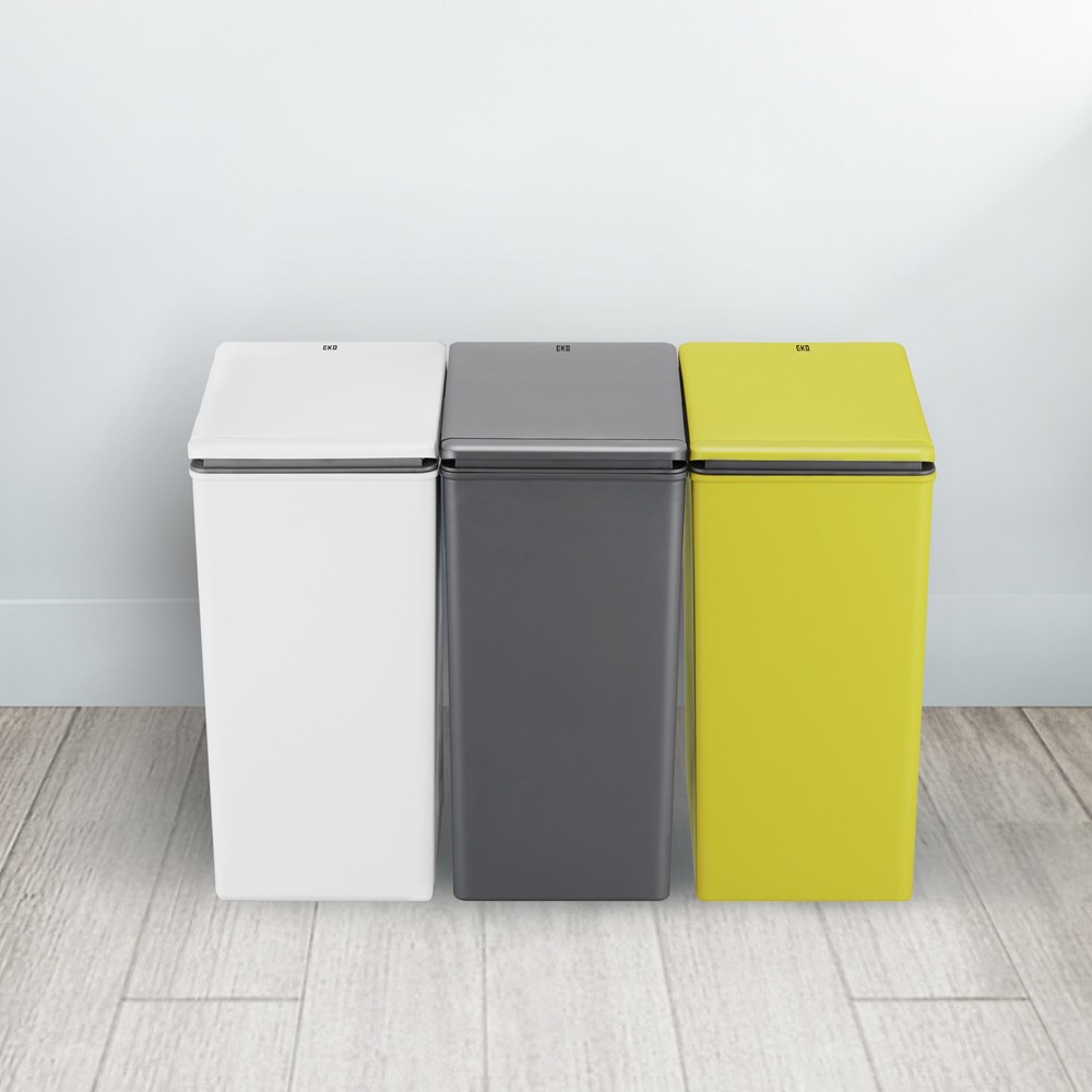 Número de imagen del producto 6: Cubo de residuos EKO Morandi Touch, 20 litros, gris