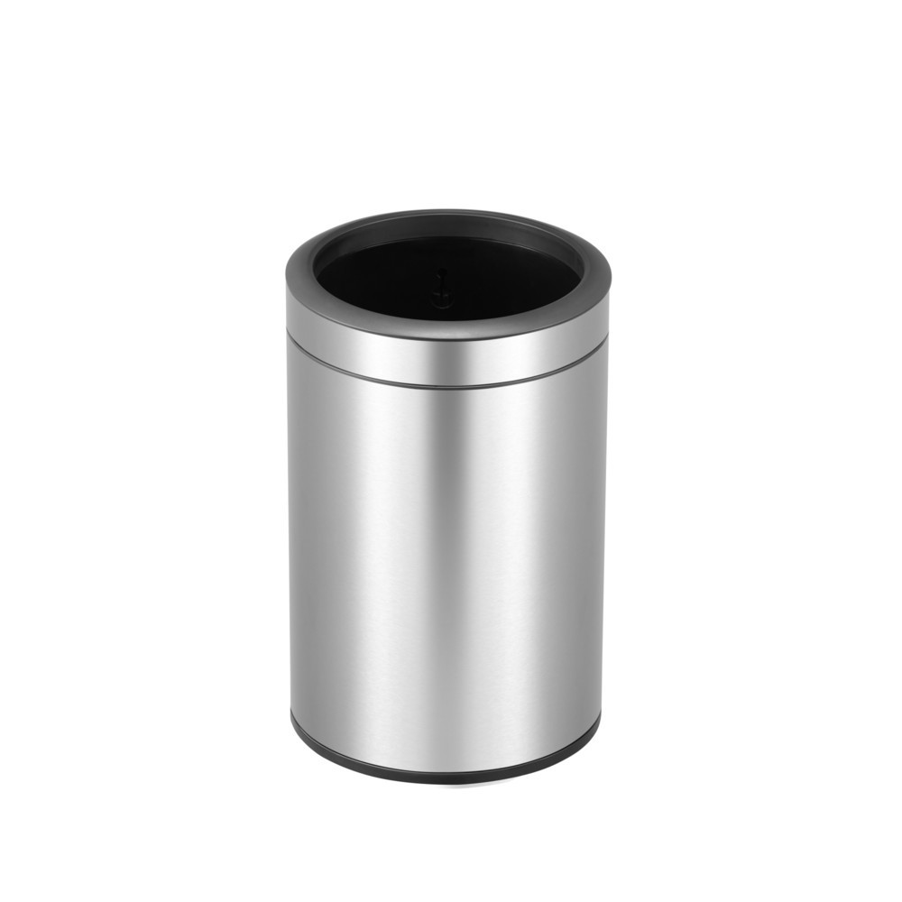 Imagen del producto: Cubo de residuos EKO redondo, 12 litros, acero inoxidable mate