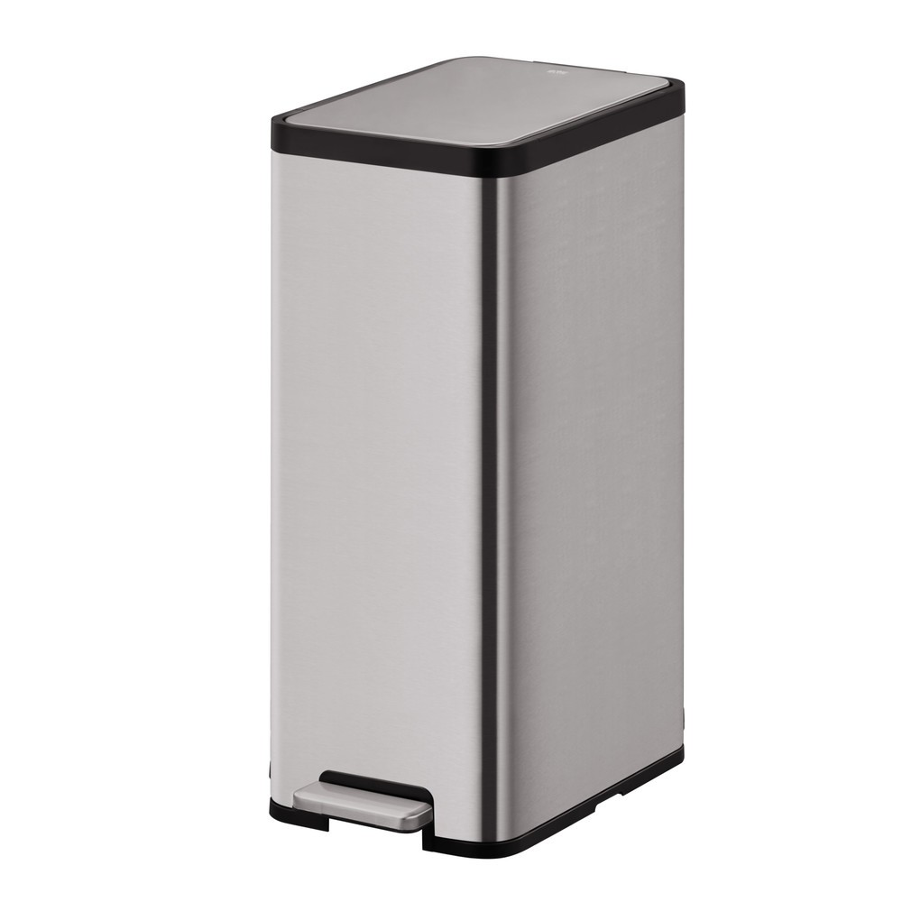 Imagen del producto: Cubo de residuos con pedal EKO Ecomaid, 45 litros, acero inoxidable mate