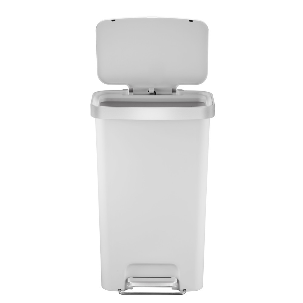 Número de imagen del producto 8: Cubo de residuos con pedal EKO Hana, 45 litros, blanco