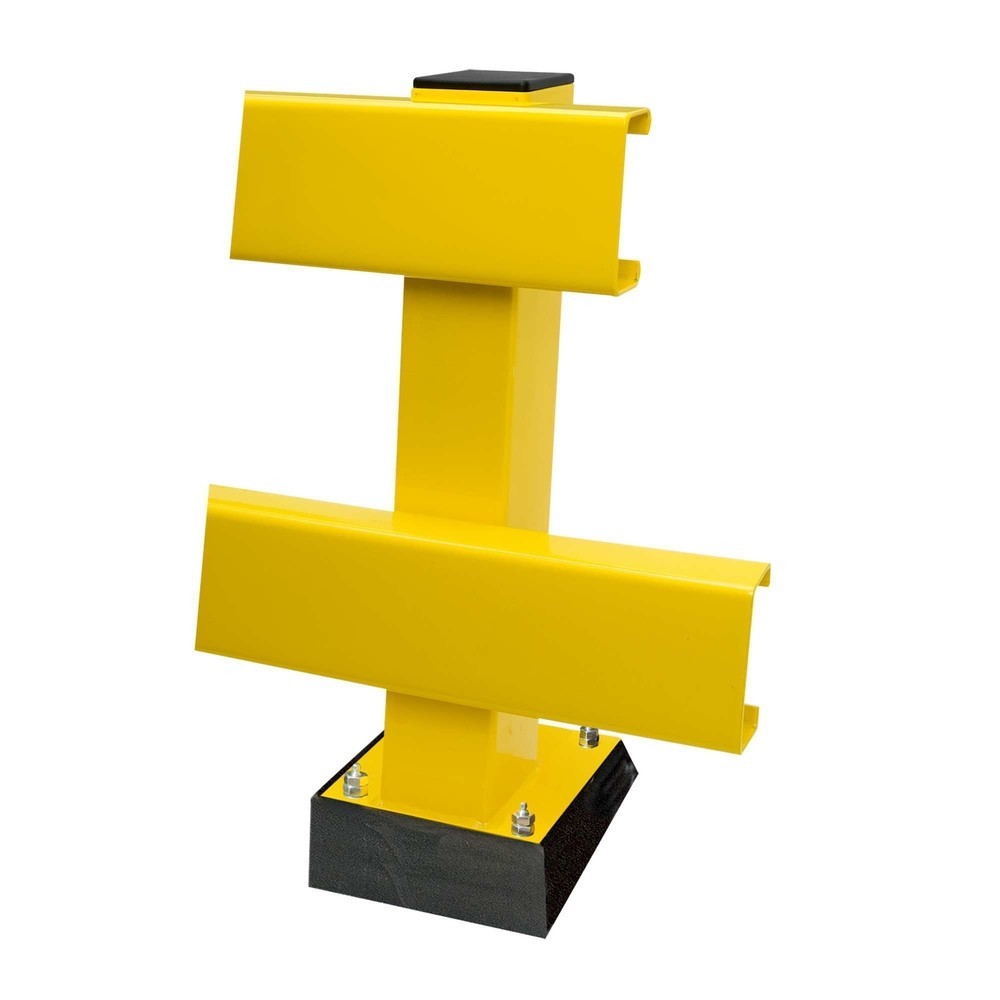 Número de imagen del producto 8: Poste de soporte para placas protectoras de perfil en C, aplicación en interiores, altura 465 mm