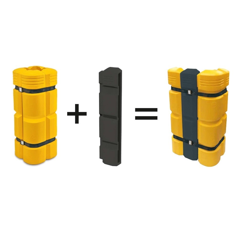 Número de imagen del producto 2: Elemento de extensión para protección anticolisión de columna MORAVIA, ancho 200 mm