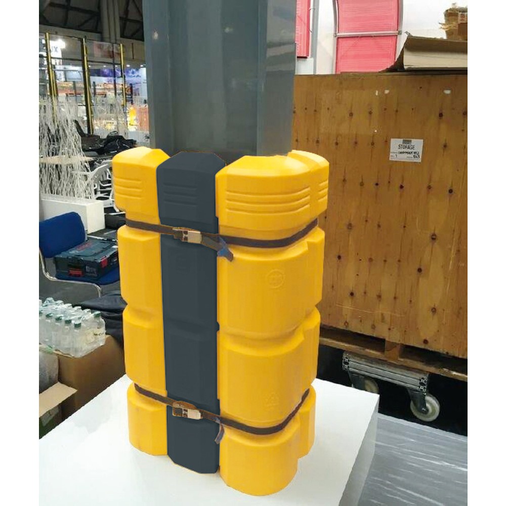 Número de imagen del producto 4: Elemento de extensión para protección anticolisión de columna MORAVIA, ancho 200 mm