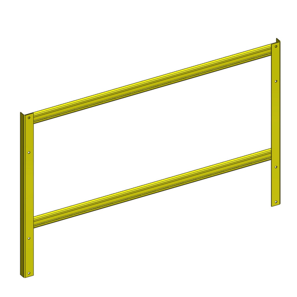 Elevación de los montantes finales para estantería Hybrid 3 en 1, H x An 700 x 1.100 mm Imagen del producto: Elevación de los montantes finales para estantería Hybrid 3 en 1, H x An 700 x 1.100 mm