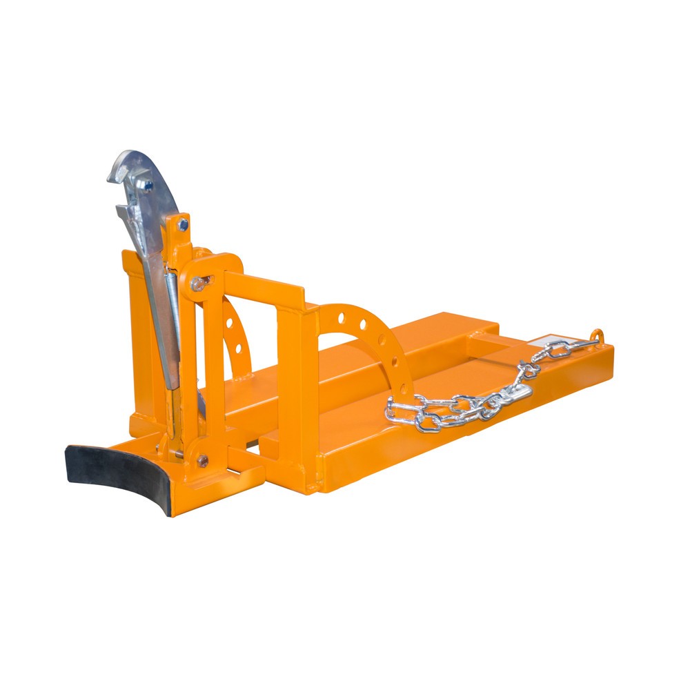 Número de imagen del producto 2: elevador de barril RS para bidones de acero de 60 litros, 1 barril, amarillo naranja