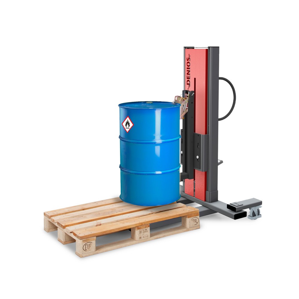Imagen del producto: elevador de barril Secu Ex con pinza de tambor, estrecho, altura de construcción de elevación máx. 905 mm