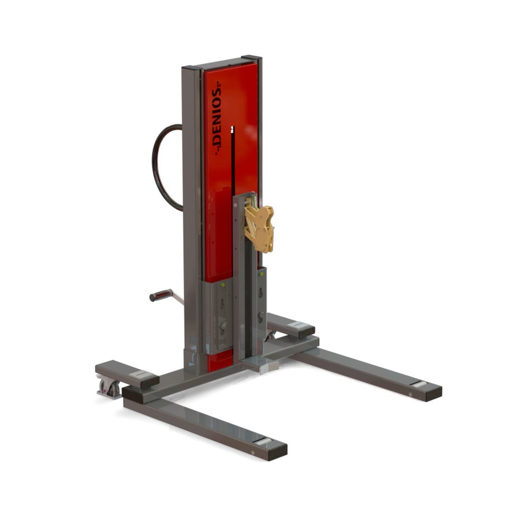 Número de imagen del producto 1: elevador de barril Secu Ex con pinza de tambor, ancho, altura de construcción de elevación máx. 905 mm