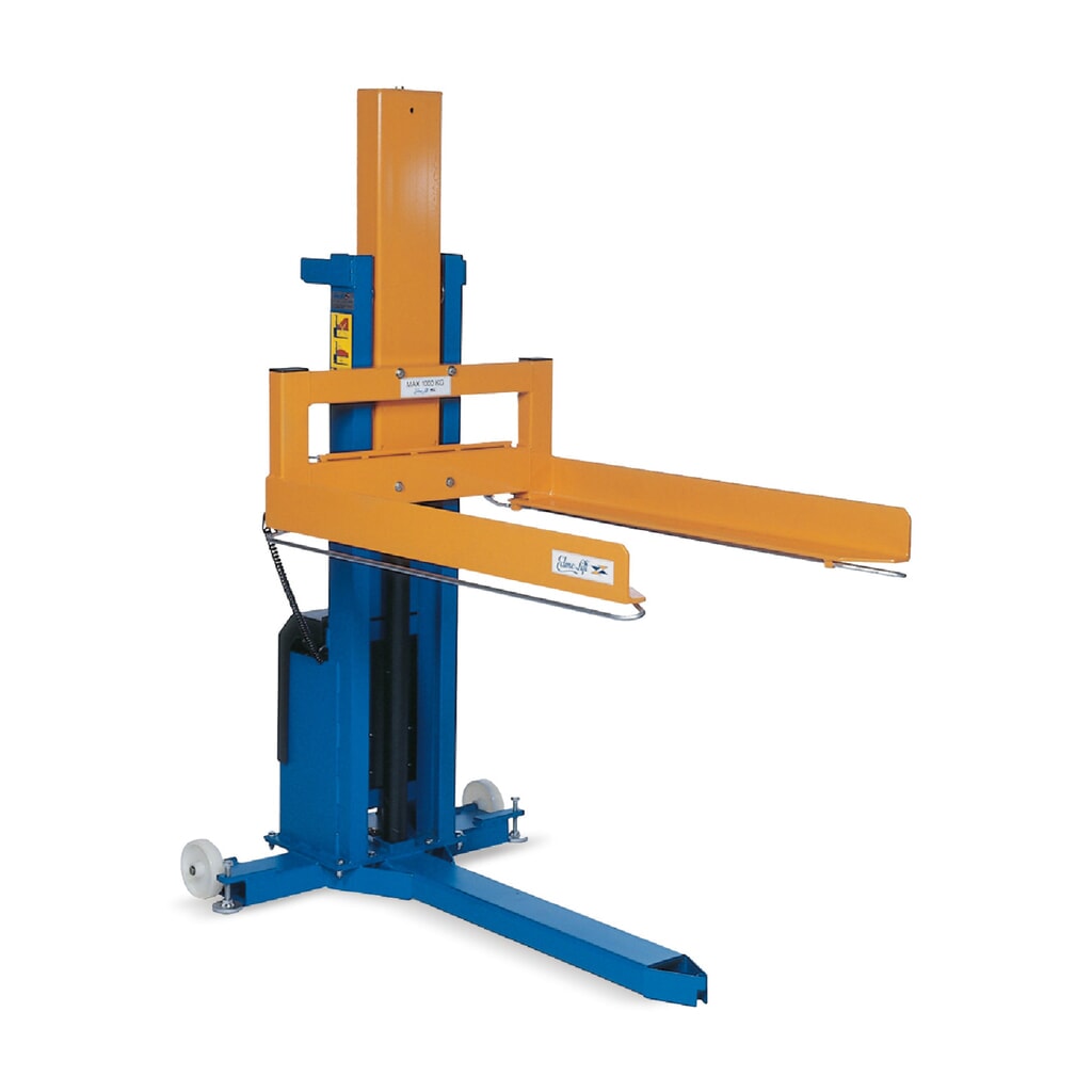 Elevador de palets EdmoLift® electrohidráulico, capacidad de carga de 750 kg Imagen del producto: Elevador de palets EdmoLift® electrohidráulico, capacidad de carga de 750 kg
