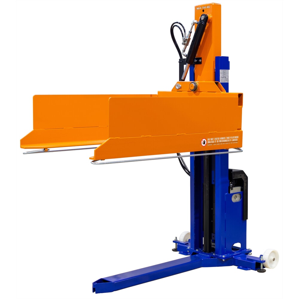 Número de imagen del producto 2: Elevador de palets EdmoLift® electrohidráulico con capacidad de carga de 750 kg