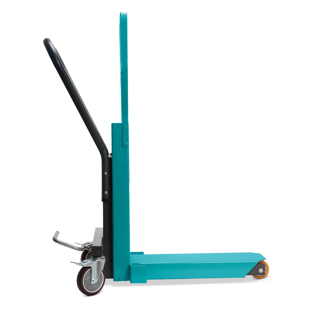 Elevador de palets expositores Ameise®, RAL 5018 azul turquesa Número de imagen del producto 6: Elevador de palets expositores Ameise®, RAL 5018 azul turquesa