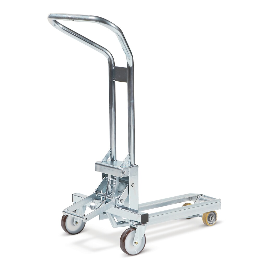 Elevador de palets expositores Premium, altura de elevación 120 mm Número de imagen del producto 1: Elevador de palets expositores Premium, altura de elevación 120 mm
