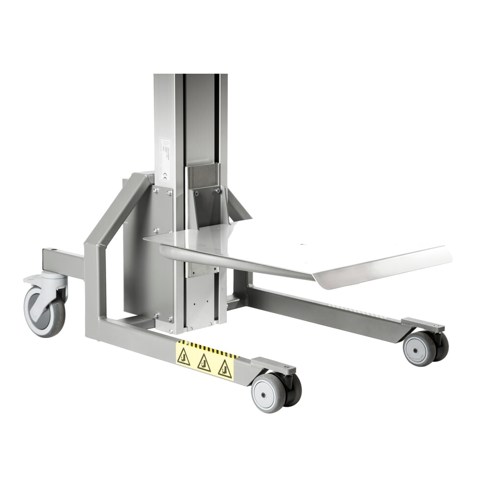 Elevador HOVMAND con plataforma de acero inoxidable, rango de elevación 100-1.700 mm, c.c. 130 kg Número de imagen del producto 4: Elevador HOVMAND con plataforma de acero inoxidable, rango de elevación 100-1.700 mm, c.c. 130 kg