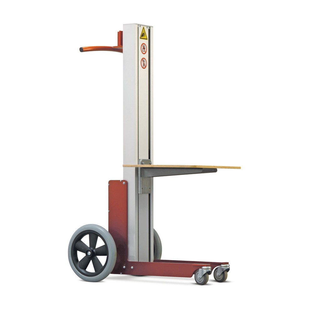 Número de imagen del producto 1: Elevador HOVMAND con plataforma de madera, rango de elevación 115-1.062 mm, c.c. 70 kg