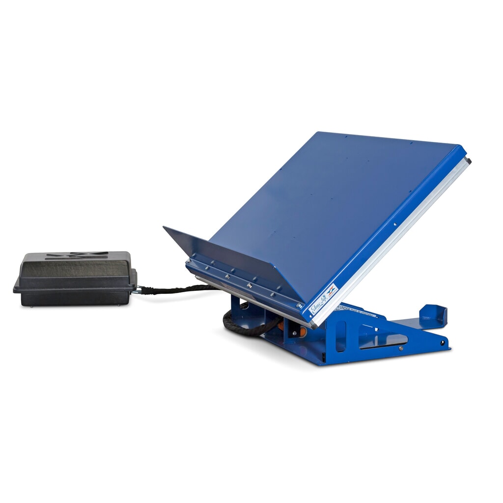 Dispositivo de inclinación de altura EdmoLift® con plataforma cerrada, carrera 235 - 550 mm, capacidad de carga 750 kg Imagen del producto: Dispositivo de inclinación de altura EdmoLift® con plataforma cerrada, carrera 235 - 550 mm, capacidad de carga 750 kg