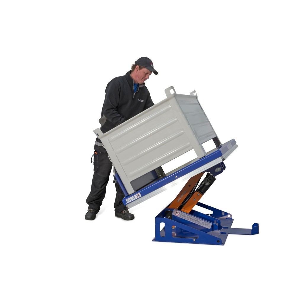 Número de imagen del producto 3: Dispositivo de inclinación de altura EdmoLift® con plataforma cerrada, carrera 235 - 550 mm, capacidad de carga 750 kg