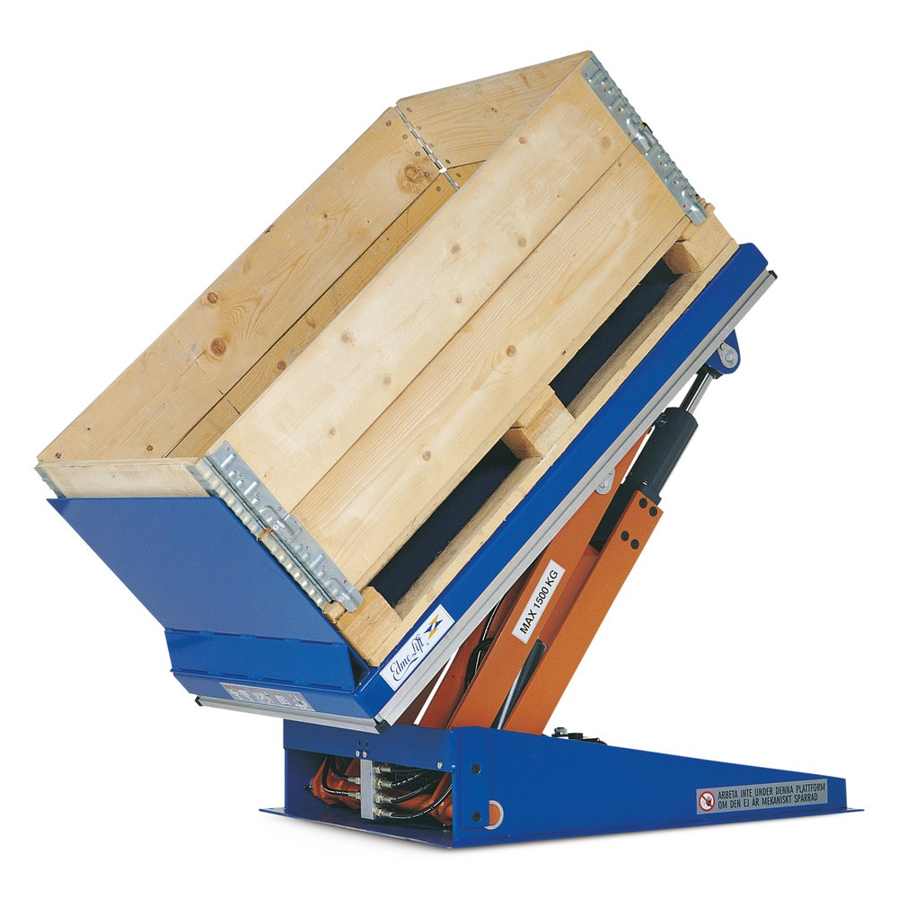 Número de imagen del producto 3: Dispositivo de inclinación de altura EdmoLift® con plataforma cerrada, carrera 235 - 820 mm, capacidad de carga 750 kg