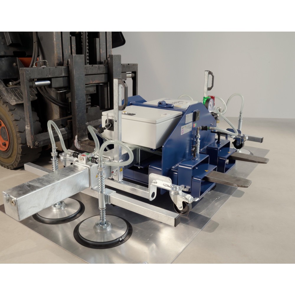Número de imagen del producto 6: Elevador por vacío AERO-LIFT® AERO-CUBE con 4 placas de vacío, capacidad de carga 150 kg, longitud de travesaño 2.000 mm