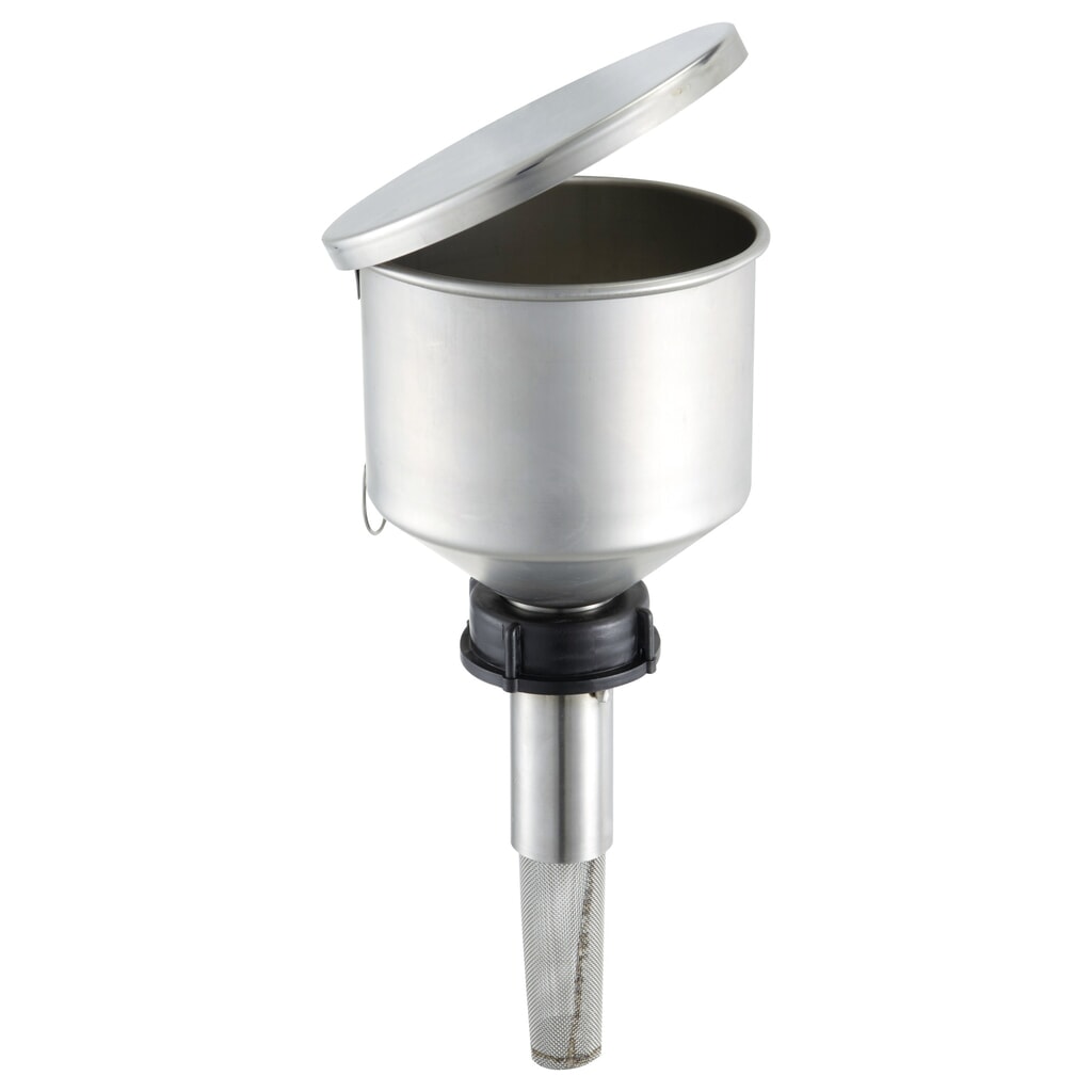 Imagen del producto: Embudo de seguridad de acero inoxidable, para enchufe|toma de corriente DIN 50