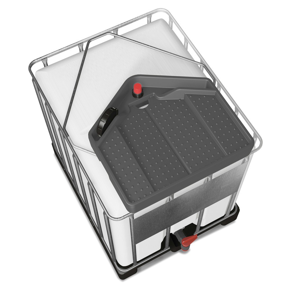 Número de imagen del producto 2: Embudo para IBC, alto H x An x F 175 x 790 x 730 mm, volumen 15 litros