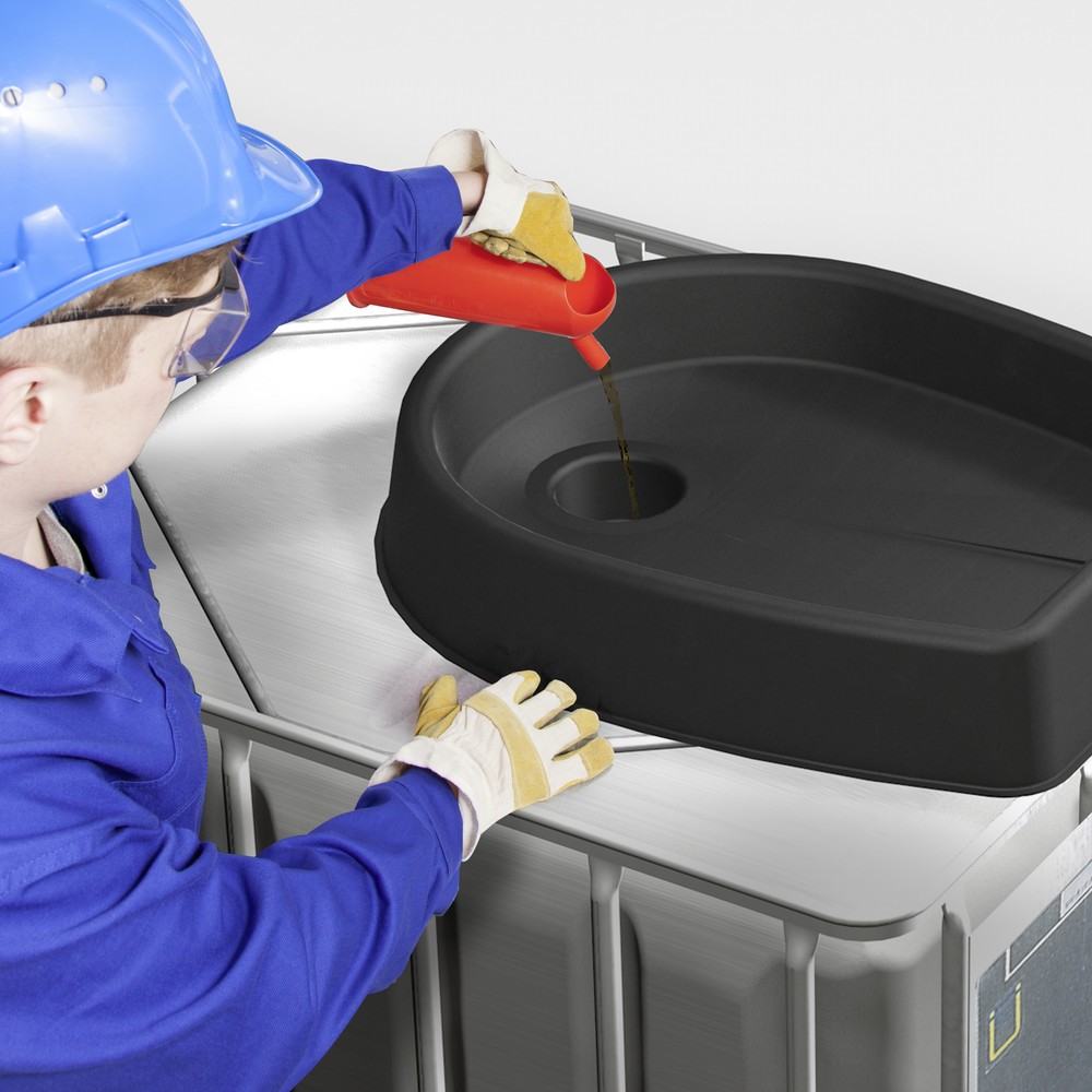 Número de imagen del producto 2: Embudo para IBC, alto H x An x F 200 x 690 x 820 mm, volumen 30 litros