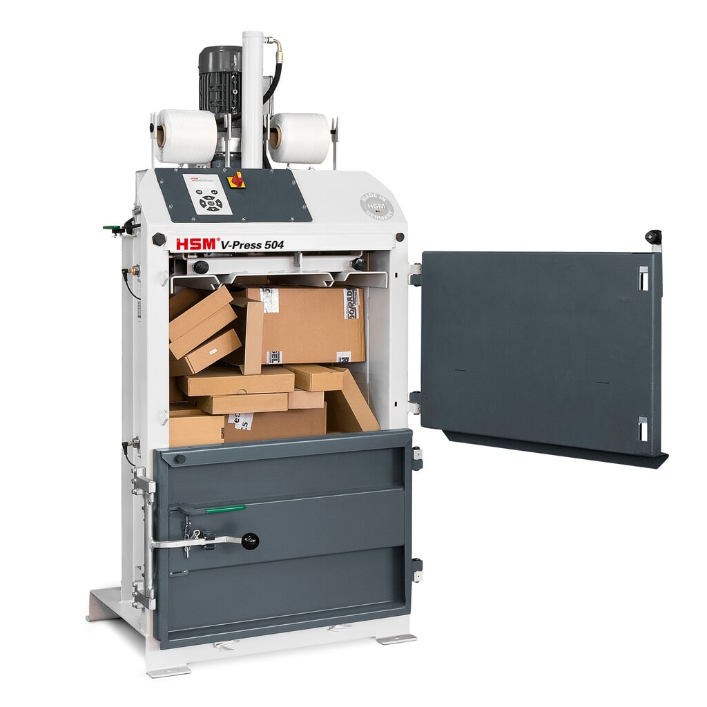 Empacadora automática HSM V-Press 504 Número de imagen del producto 2: Empacadora automática HSM V-Press 504
