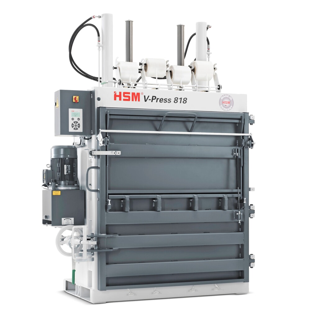 Empacadora automática HSM V-Press 818 plus Imagen del producto: Empacadora automática HSM V-Press 818 plus