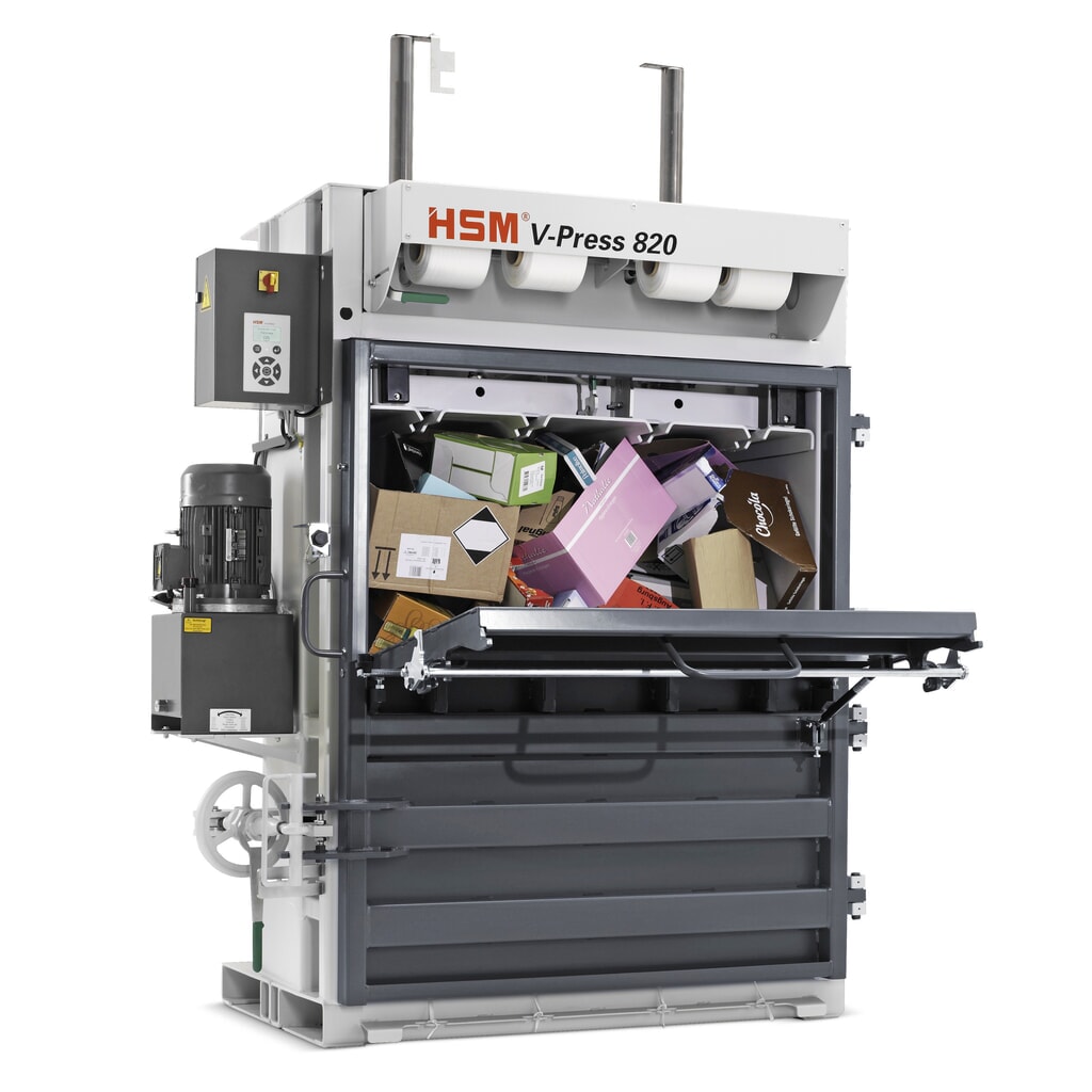 Empacadora automática HSM V-Press 820 plus Número de imagen del producto 2: Empacadora automática HSM V-Press 820 plus