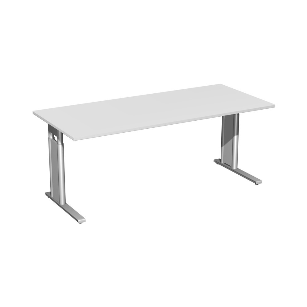 Imagen del producto: Escritorio Professional, bastidor|chasis en C, altura de construcción regulable, An x F fundidad 1.800 x 800 mm, Gris claro
