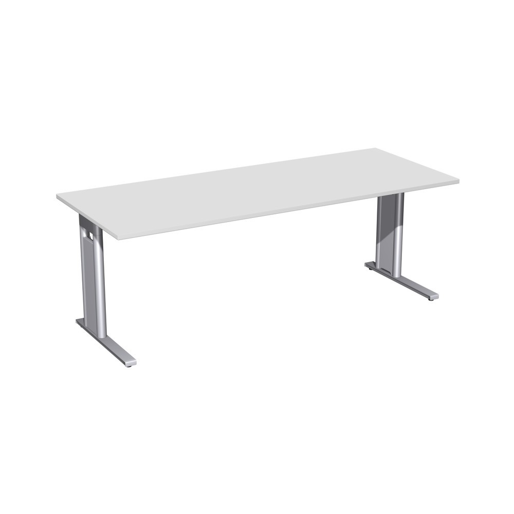 Imagen del producto: Escritorio profesional, bastidor|chasis de pie en C, An x F x 2000 x 800 mm, gris claro
