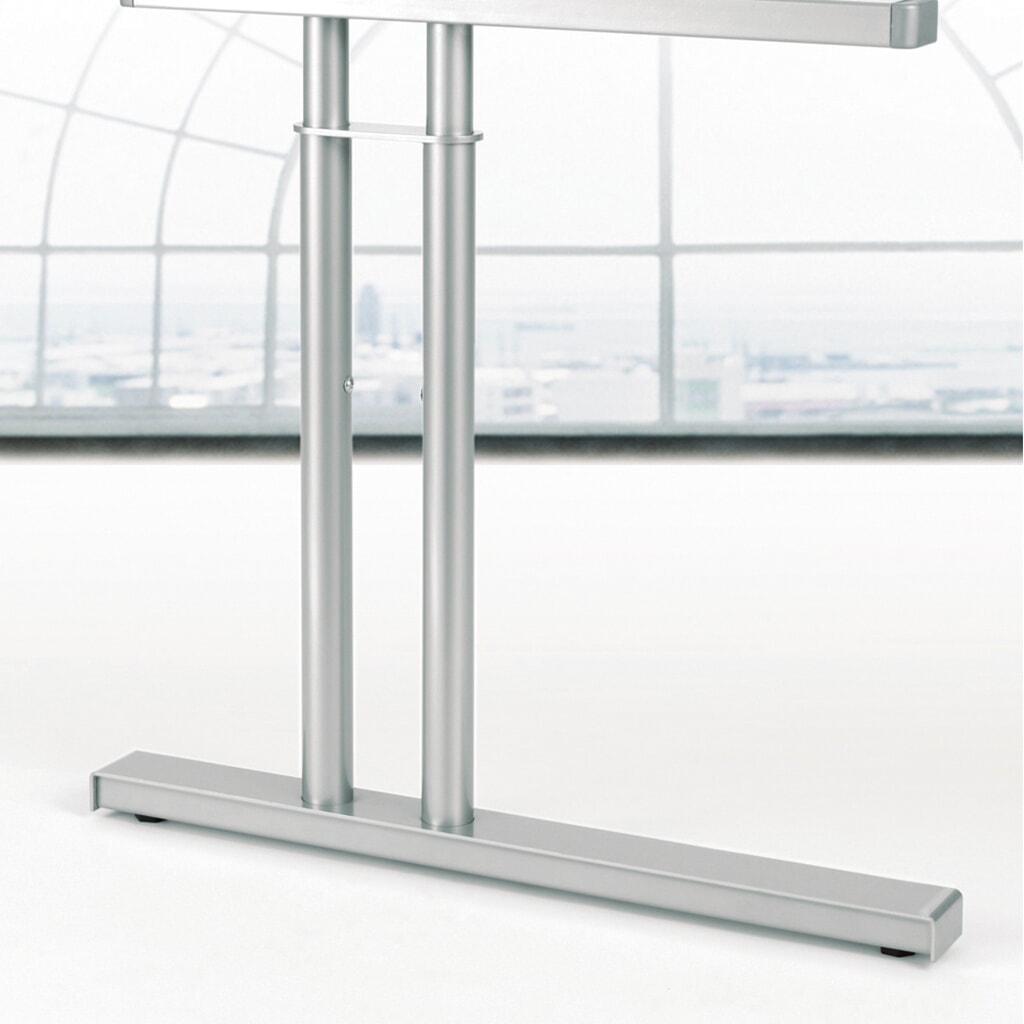 Número de imagen del producto 2: Escritorio de oficina profesional Geramöbel, bastidor en C, tablero de mesa en forma de PC a la derecha, AxP 2000 x 1000 mm, arce