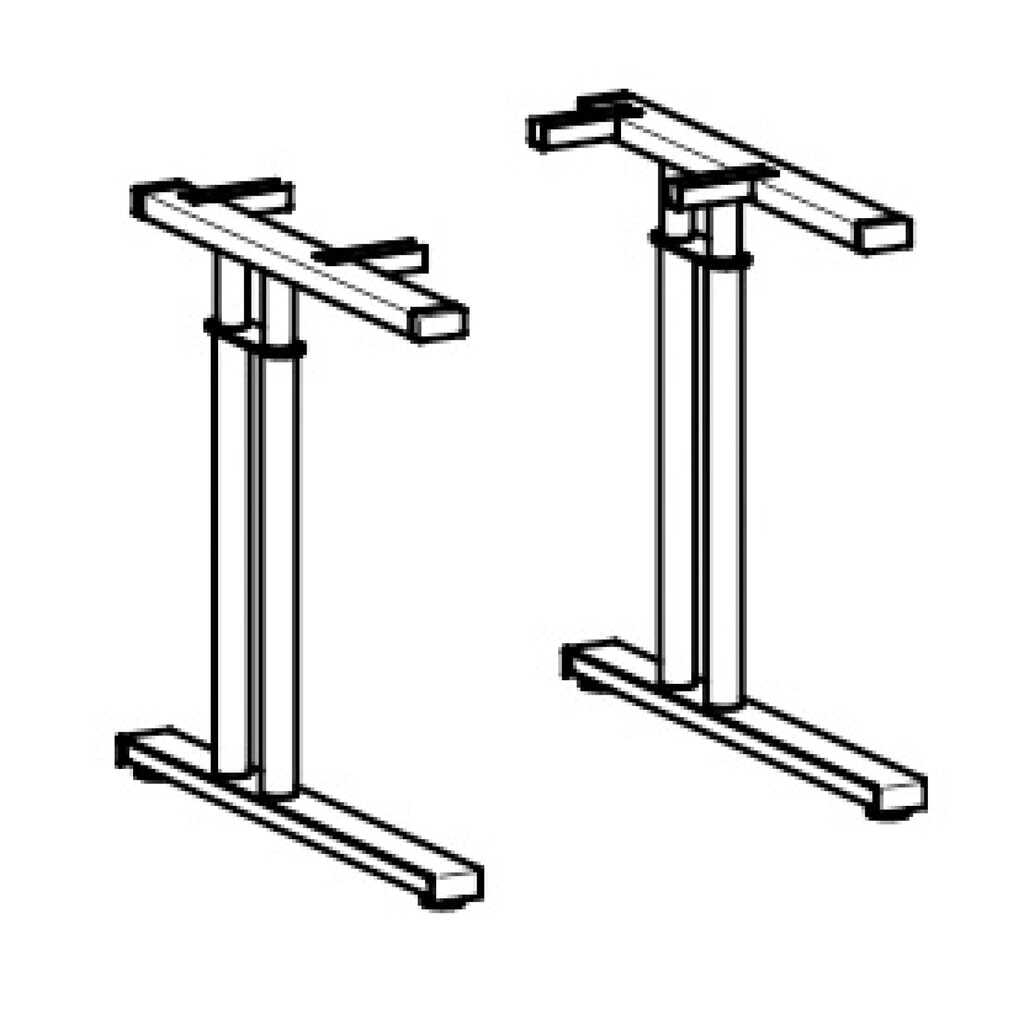 Escritorio de oficina profesional Geramöbel, tablero de forma libre 135° a la derecha, bastidor en C, AxP 2166 x 1130 mm, haya Número de imagen del producto 3: Escritorio de oficina profesional Geramöbel, tablero de forma libre 135° a la derecha, bastidor en C, AxP 2166 x 1130 mm, haya