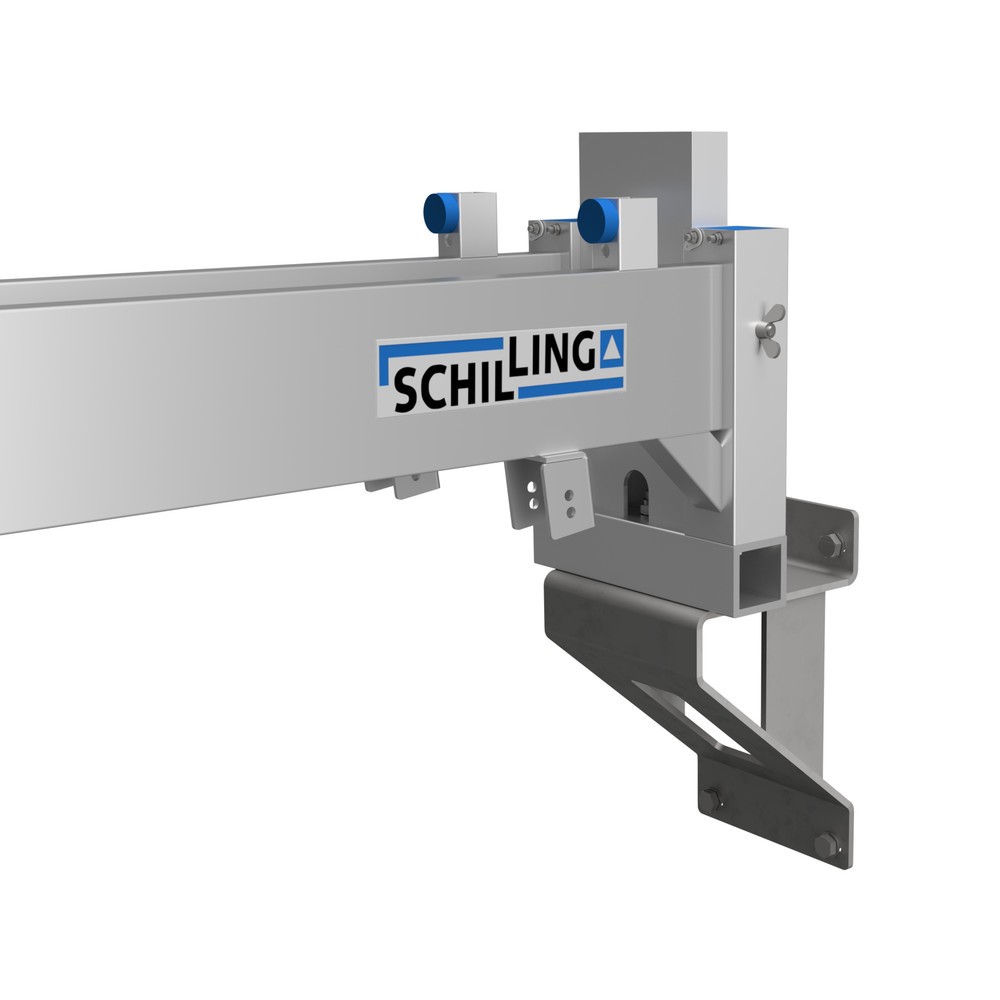 Imagen del producto: Escuadra de pared para grúa pórtico de aluminio SCHILLING con soporte doble