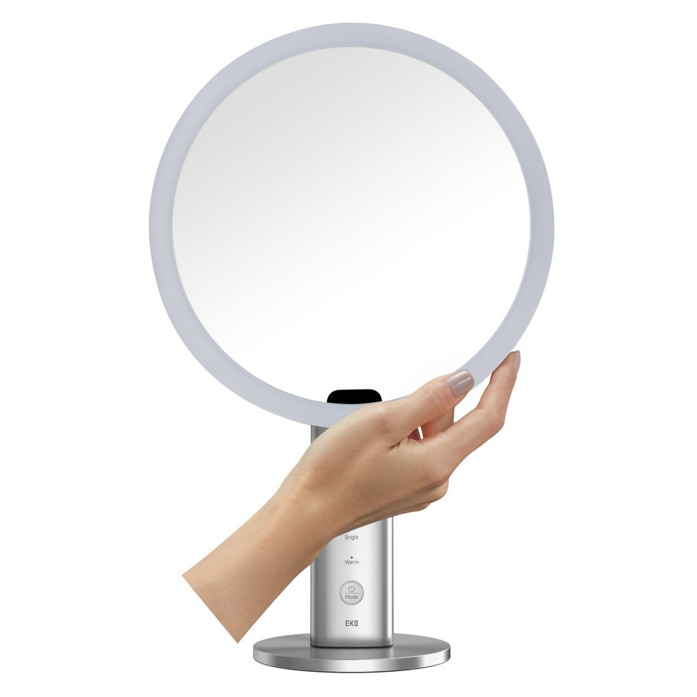 Número de imagen del producto 3: Espejo EKO iMira Ultra Clear con sensor, acero inoxidable mate
