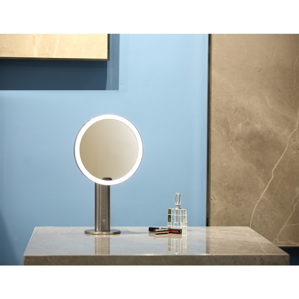 Número de imagen del producto 8: Espejo EKO iMira Ultra Clear con sensor, acero inoxidable mate