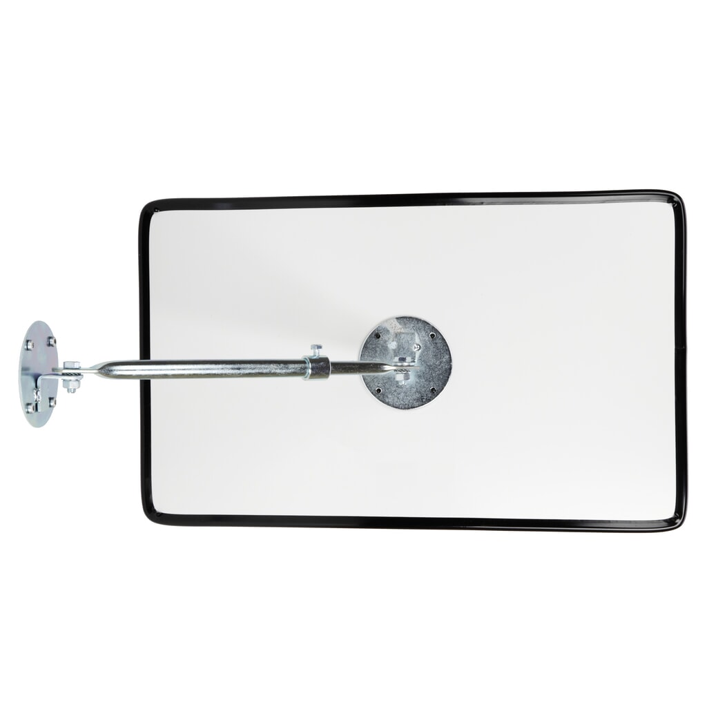 Espejo retrovisor industrial, incl. brazo telescópico, ancho x alto 500 x 300 mm Número de imagen del producto 2: Espejo retrovisor industrial, incl. brazo telescópico, ancho x alto 500 x 300 mm