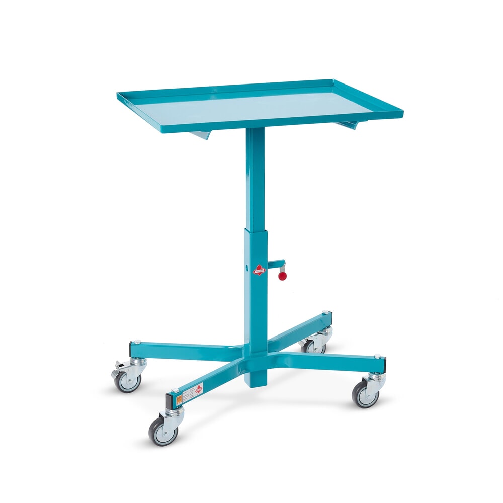 Número de imagen del producto 8: Mesa de trabajo Ameise®, de elevación manual y con ruedas, altura 505-780 mm