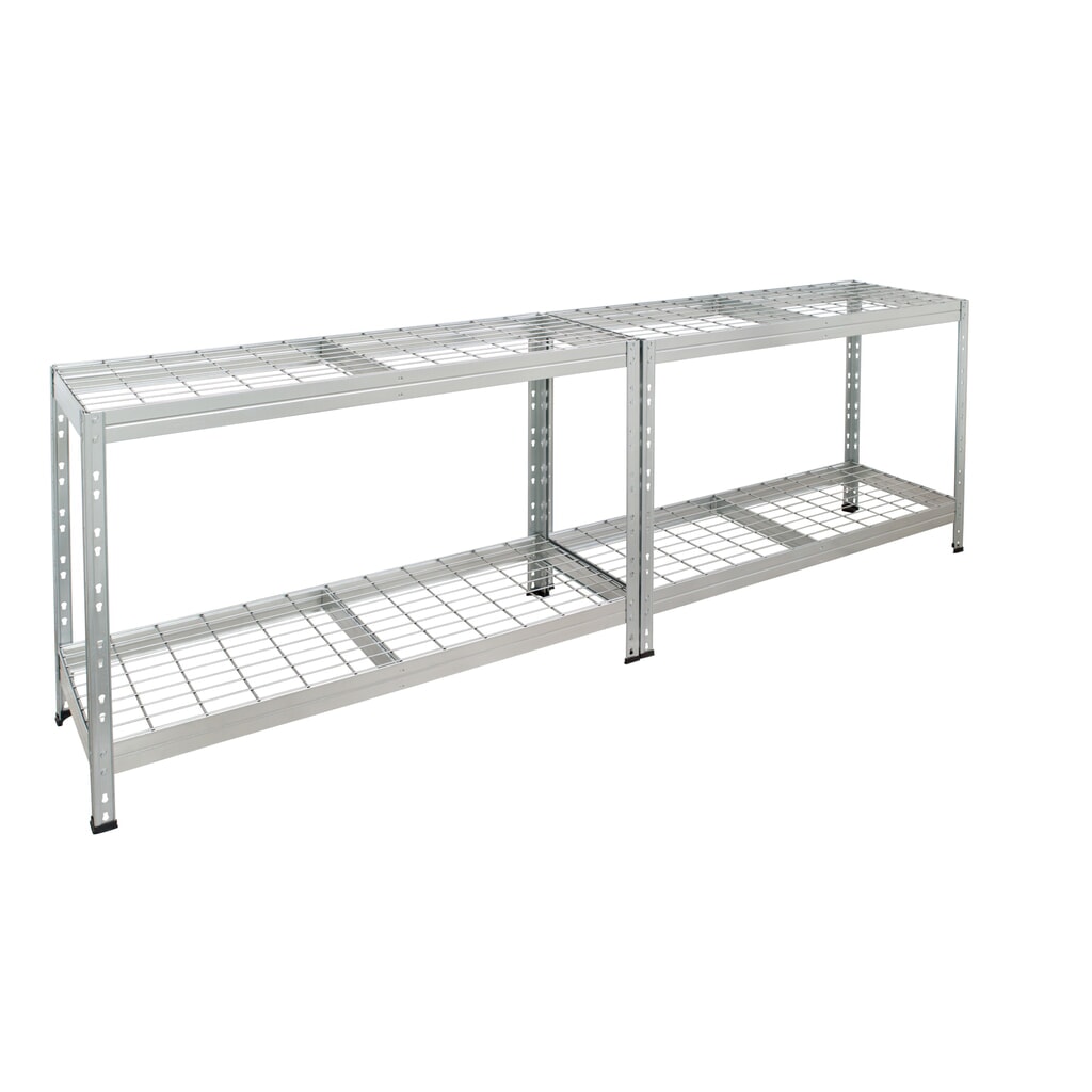Número de imagen del producto 5: Estante ancho exterior con estantes de rejilla, H x An x F 1800 x 1200 x 450 mm